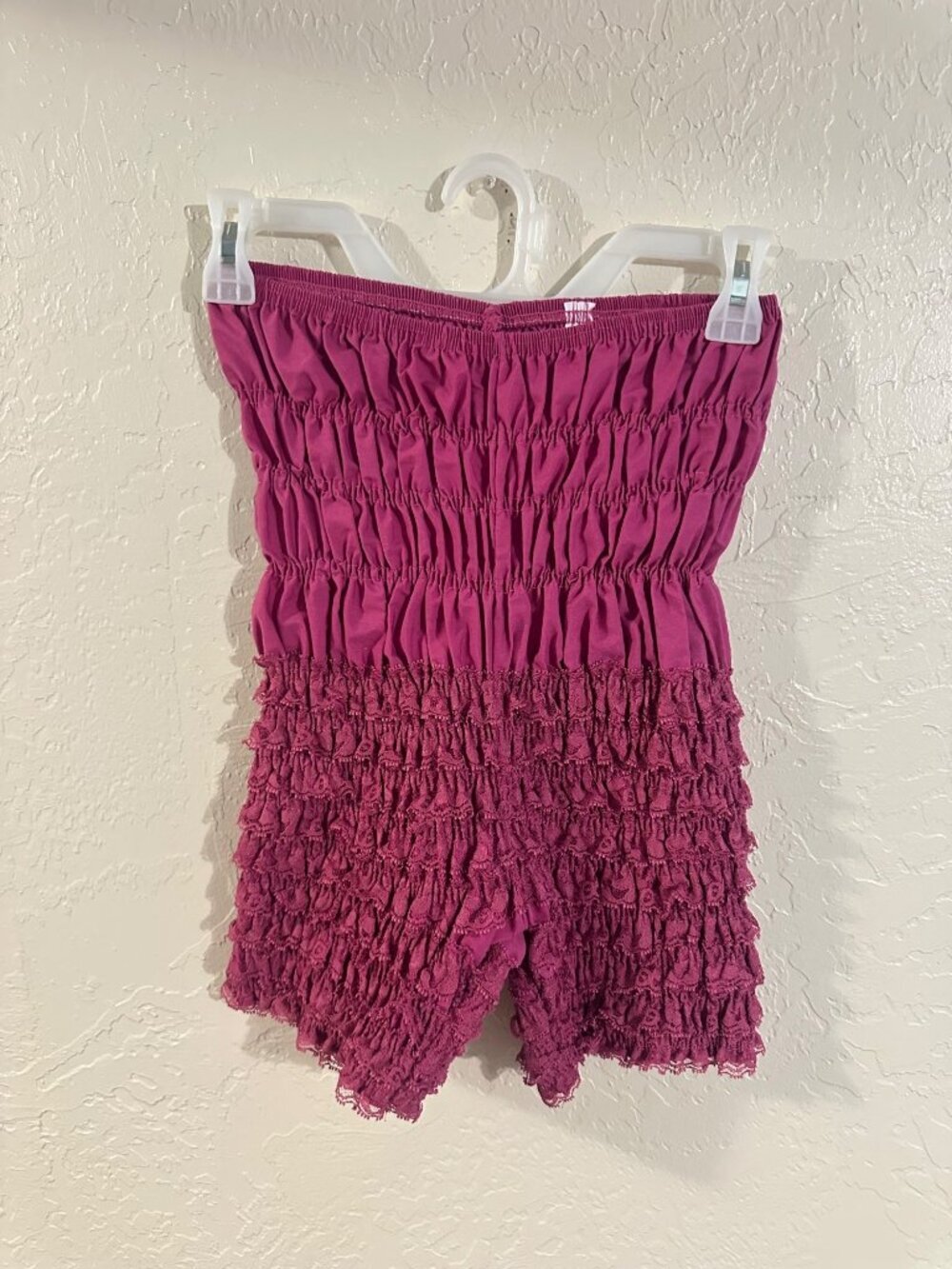 Malco Modes Vintage Retro Pink High Waisted Pin Up Ruffle Pettipant Bloomers